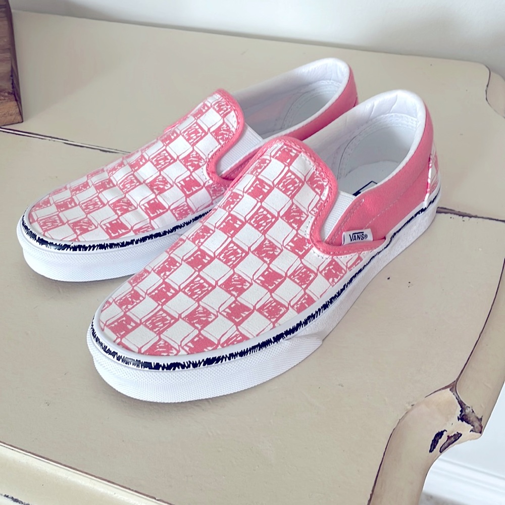 Vans Shoes 💖 Pink & Black